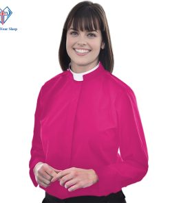 Women's Clergy Shirt with Roman Collar - Clergy Wear Shop ™