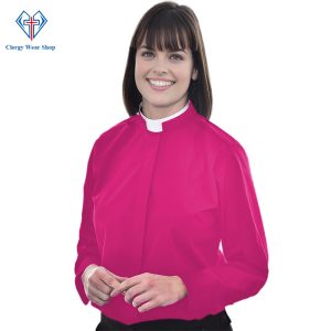 Women's Clergy Shirt with Roman Collar - Clergy Wear Shop ™