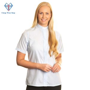 Clergy Shirt for Womens Blue-sky - Clergy Wear Shop ™