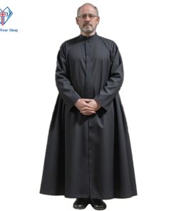 Plus Size Men's Clergy Robe in Black - Clergy Wear Shop ™