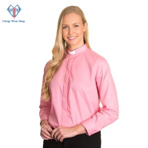 Smart Clergy Shirt for Women Tab Collar - Clergy Wear Shop ™