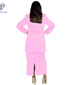 Women's Pink Skirt Suit