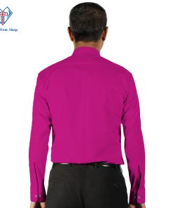 Red purple clergy shirt