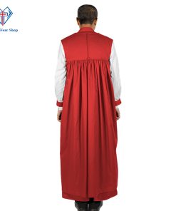 Red Clergy Chimere Set a Ceremonial Attire for Worship