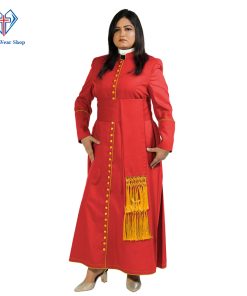 Crimson Women's Clergy Cassock - Clergy Wear Shop ™