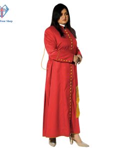 Crimson Women's Clergy Cassock - Clergy Wear Shop ™