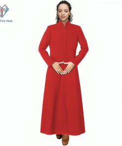 Divine Women's Clergy Robe Red - Clergy Wear Shop ™