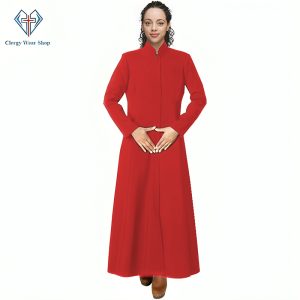 Divine Women's Clergy Robe Red - Clergy Wear Shop ™