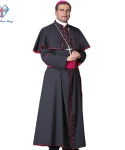 Exquisite Bishop Cassock Crafted for Religious Ceremonies