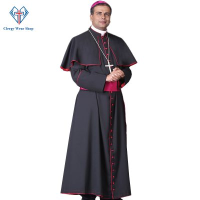 Exquisite Bishop Cassock Crafted for Religious Ceremonies