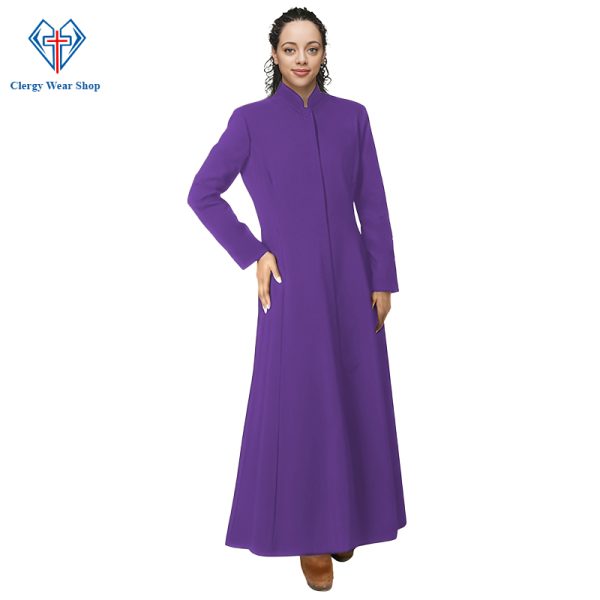 Faithful Ministerial Robe for Women - Roman Purple