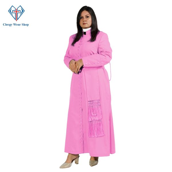 Pink Serenity Women's Cassock - Clergy Wear Shop ™