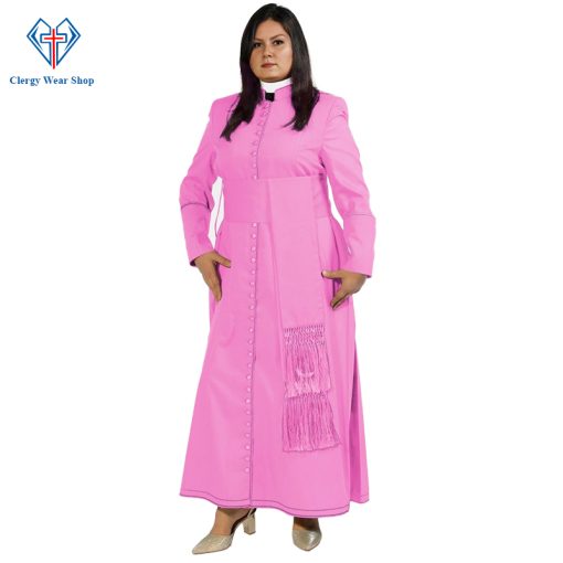 Pink Serenity Women's Cassock - Clergy Wear Shop ™