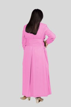 Pink Serenity Women's Cassock with Simple Elegance