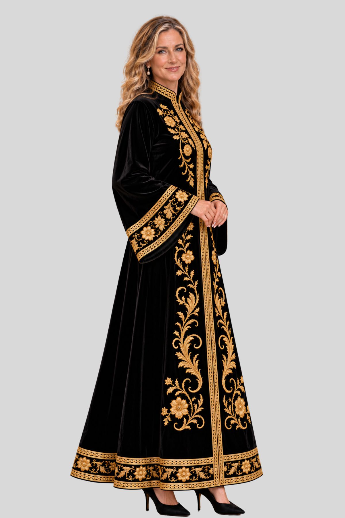 Premium Clergy Robe for Women Ideal for Services (3) Premium Clergy Robe for Women Ideal for Services
