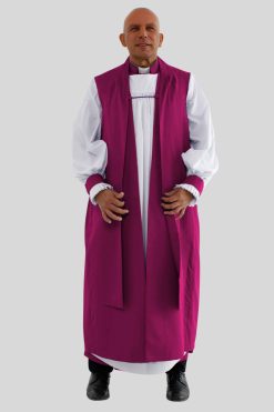 Red Purple Clergy Chimere Set