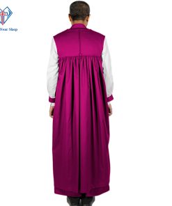 Red Purple Clergy Chimere Back Side