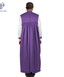 Roman Purple Clergy Chimere back side