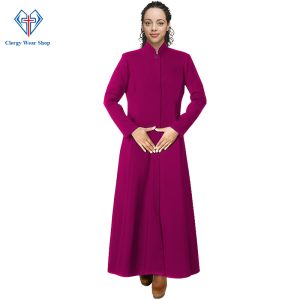 Sacred Women's Clergy Robe - Red Purple - Clergy Wear Shop ™