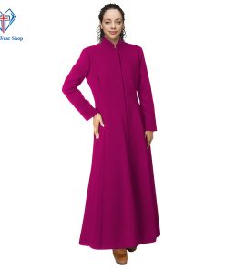 Sacred Women's Clergy Robe - Red Purple - Clergy Wear Shop ™