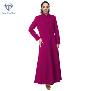 Sacred Women's Clergy Robe - Red Purple - Clergy Wear Shop ™