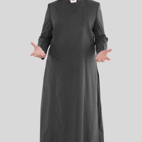 Formal Black Anglican Cassock for Male Priests