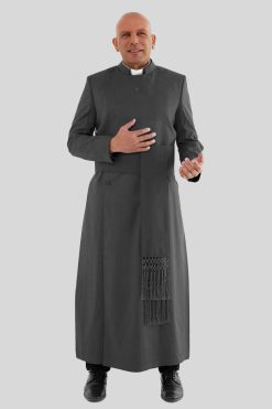 Black Anglican Cassock for Men