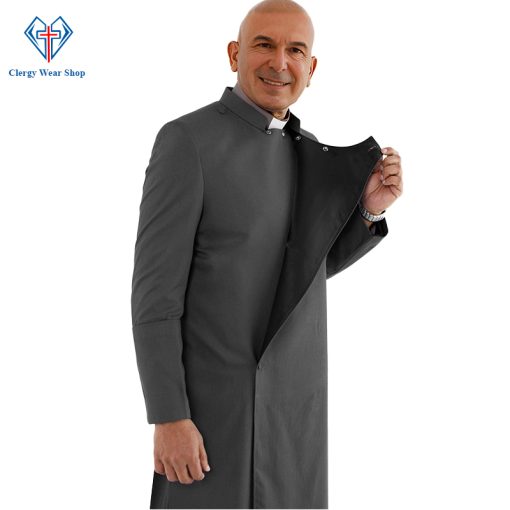 Black Anglican Cassock for Men - Clergy Wear Shop ™