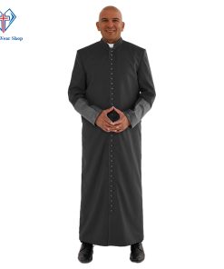 Black Roman Cassock for Priests - Clergy Wear Shop ™