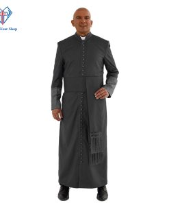 Black Roman Cassock for Priests - Clergy Wear Shop ™