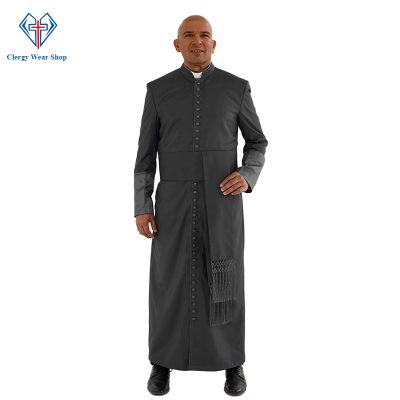 Black Roman Cassock for Priests - Clergy Wear Shop ™