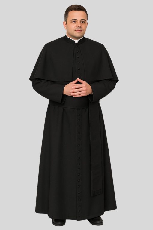 Classic Black Priest Cassock