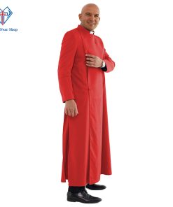 Elegant Anglican Cassock for Men in Red - Clergy Wear Shop ™