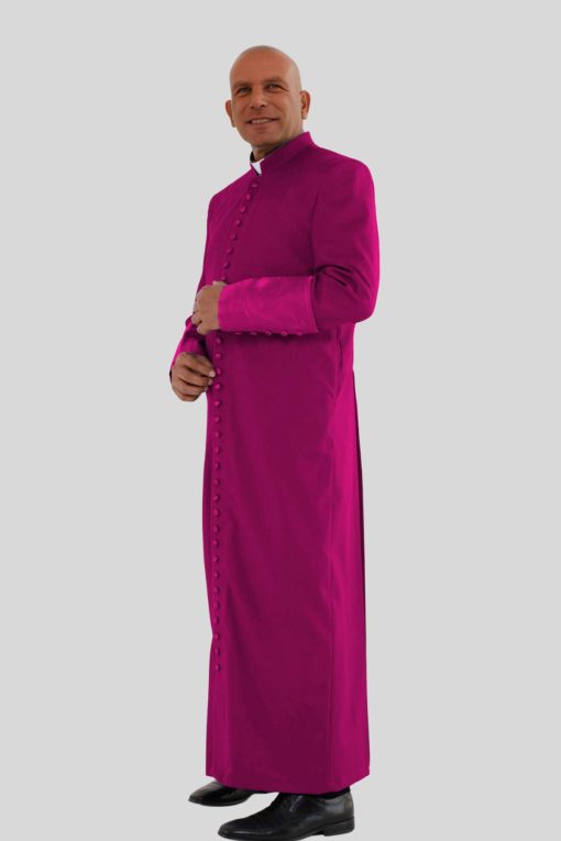 Red Purple Roman Cassock for Clergy
