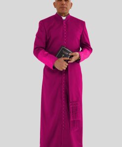 Red Purple Roman Cassock for Clergy