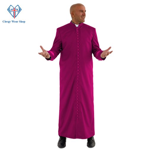 Red Purple Roman Cassock - Clergy Wear Shop ™