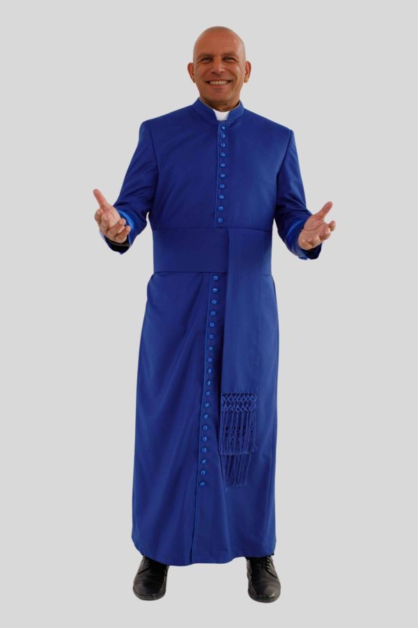 Roman Cassock Royal Blue