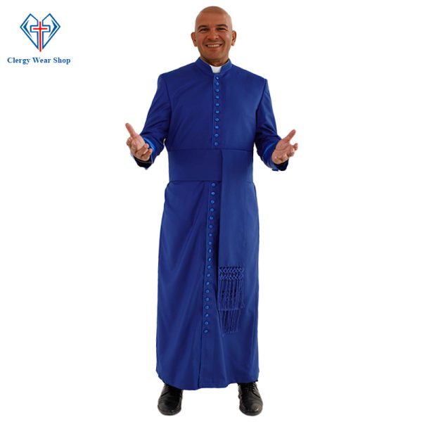 Roman Cassock Royal Blue for Bishops