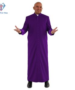 Roman Cassock in Purple for Bishops - Clergy Wear Shop ™