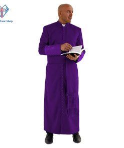 Roman Cassock in Purple for Bishops - Clergy Wear Shop ™