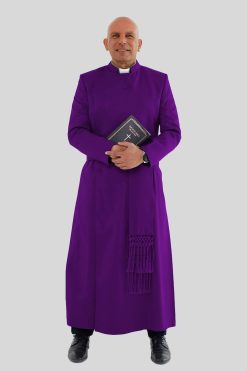 Roman Purple Anglican Cassock for Traditional Services