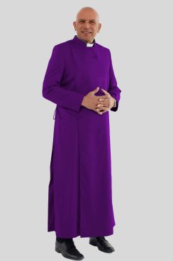 Roman Purple Anglican Cassock for Traditional Services