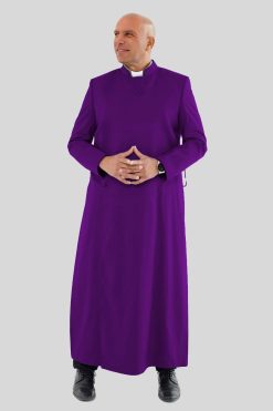 Roman Purple Anglican Cassock for Traditional Services