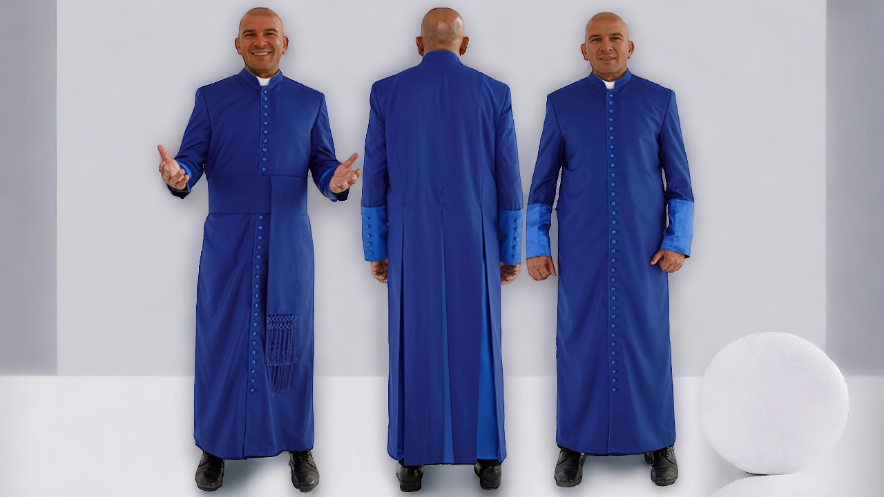 Who wears Roman Cassock