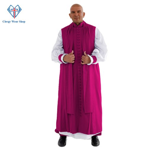 Signature Clergy Chimere Red Purple Designed for Worship