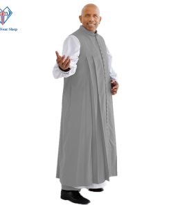 Elegant Clergy Chimere Gray for Holy Services