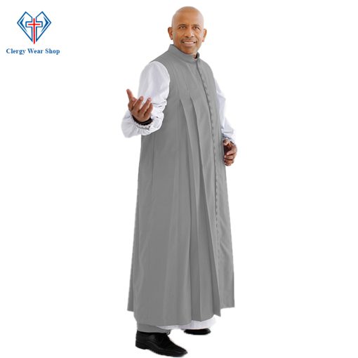 Elegant Clergy Chimere Gray for Holy Services