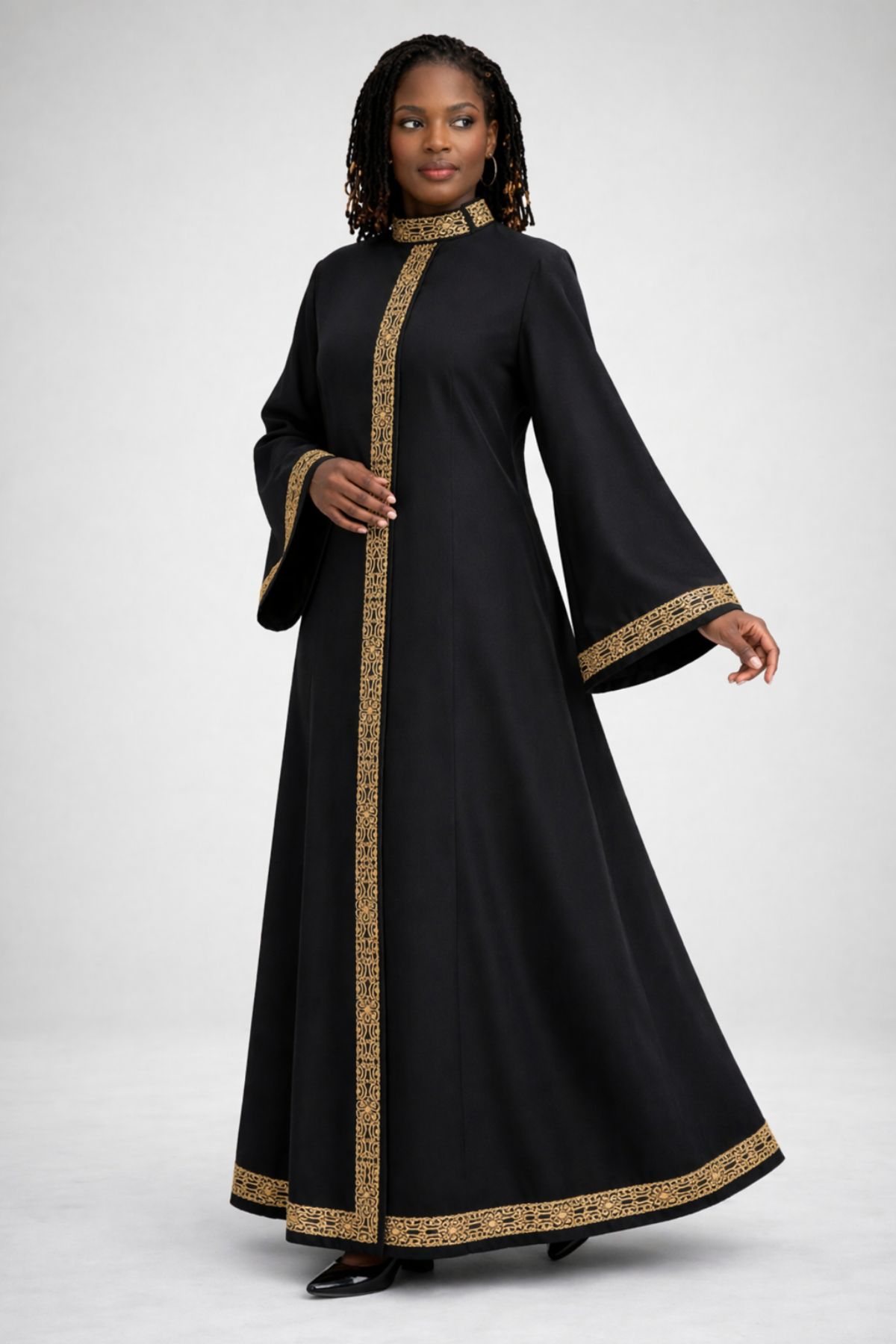 Elegant Clergy Robe for Women Elevate Your Ministry Style (2) Elegant Clergy Robe for Women Elevate Your Ministry Style