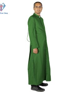 Green Priest Cassock for Holy Sundays - Clergy Wear Shop ™ (1)