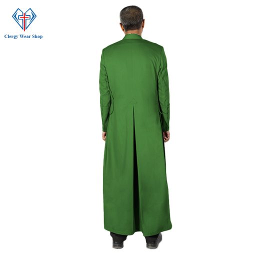 Green Priest Cassock for Holy Sundays - Clergy Wear Shop ™ (1)